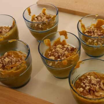 Budini di zucca e mela
