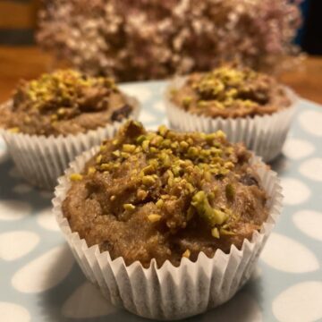 Muffins ai pistacchi