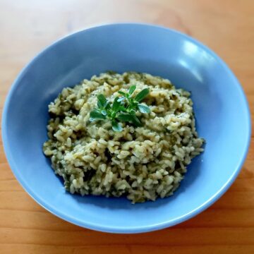 Risotto alla portulaca